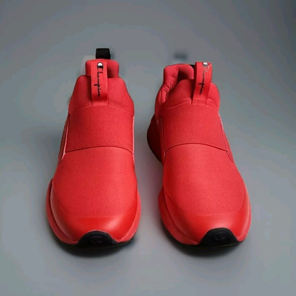 Champion‎ D1 Lite Men's Red Scarlet Mesh Slip On Sneakers Shoes 9 Nwt